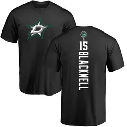 Colin Blackwell Dallas Stars Men's Black Backer T-Shirt -
